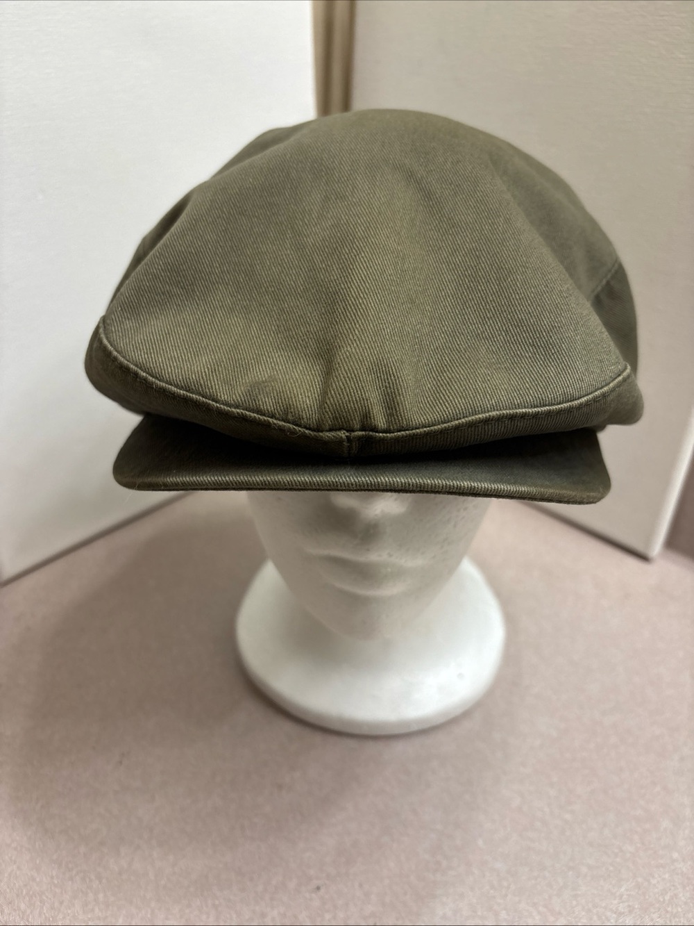 Vintage Pebble Beach Of California Newsboy Golf Men Hat Size Medium Made In USA